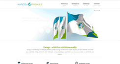 Desktop Screenshot of karogupasaule.lv